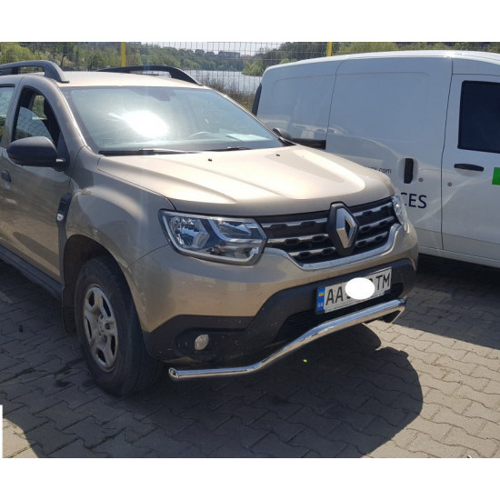 Кенгурятник WT008 (нерж.) для Renault Duster 2018-2024 рр