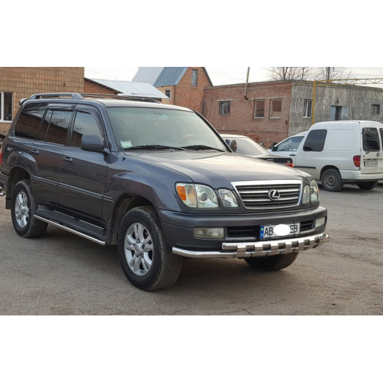 Передній захист ST015 (нерж.) для Lexus LX470