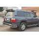 Задній захист AK009-15 (нерж.) для Lexus LX470