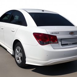 Накладка на задній бампер SD (Meliset, під фарбування) для Chevrolet Cruze 2009-2015 рр