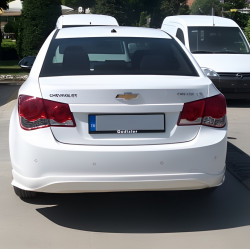 Накладка на задній бампер SD (Meliset, під фарбування) для Chevrolet Cruze 2009-2015 рр