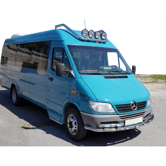 Передній захист ST015-2 (нерж.) для Mercedes Sprinter W901-905 1995-2006 рр