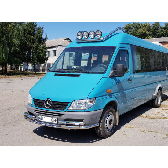 Передній захист ST015-2 (нерж.) для Mercedes Sprinter W901-905 1995-2006 рр