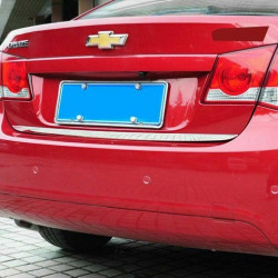 Накладка на кромка багажника (нерж.) HB, Carmos - Турецька сталь для Chevrolet Cruze 2009-2015 рр