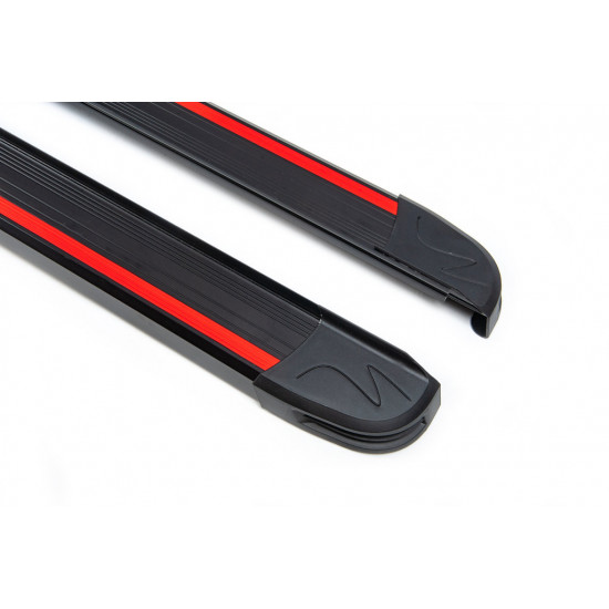 Бокові пороги Maya Red (2 шт., алюміній) для Citroen C-Crosser Бокові пороги Maya Red (2 шт., алюміній) для Citroen C-Crosser