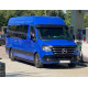 Бокові пороги Maya Red (2 шт., алюміній) Середня база для Mercedes Sprinter W907/W910 2018-2024 рр