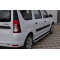 Бокові пороги Fullmond (2 шт., алюм.) для Renault Logan MCV 2005-2013 рр