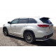 Задні куточки (2 шт., нерж) для Toyota Highlander 2013-2019 рр