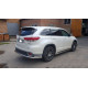 Задній захист AK005-2 (2 шт., нерж) для Toyota Highlander 2013-2019 рр