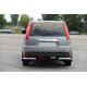 Задні кути AK003-Double (2 шт., нерж.) для Nissan X-trail T31 2007-2014рр