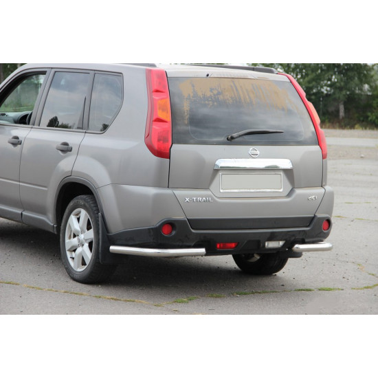 Задні кути AK003-Double (2 шт., нерж.) для Nissan X-trail T31 2007-2014рр