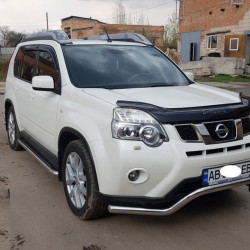 Передняя захист ST007 (нерж) для Nissan X-trail T31 2007-2014рр