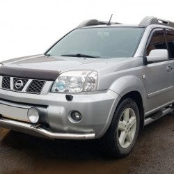 Передній захист ST007 (нерж) для Nissan X-trail T30 2002-2007рр