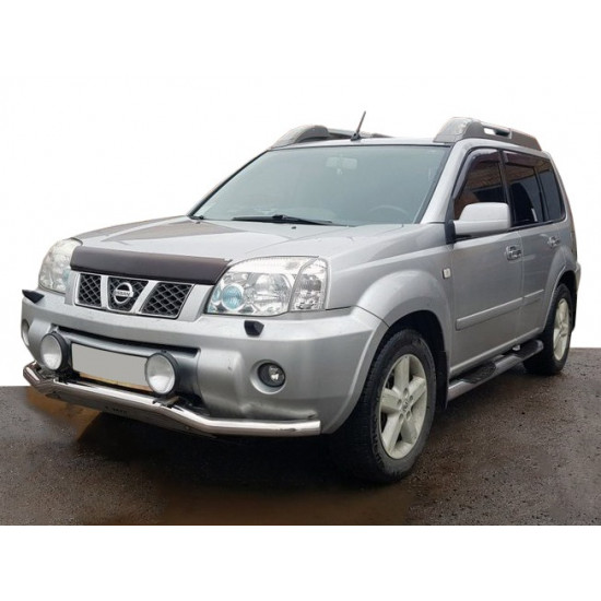 Передній захист ST007 (нерж) для Nissan X-trail T30 2002-2007рр