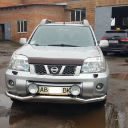 Передній захист ST007 (нерж) для Nissan X-trail T30 2002-2007рр