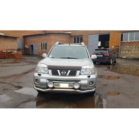 Передній захист ST007 (нерж) для Nissan X-trail T30 2002-2007рр