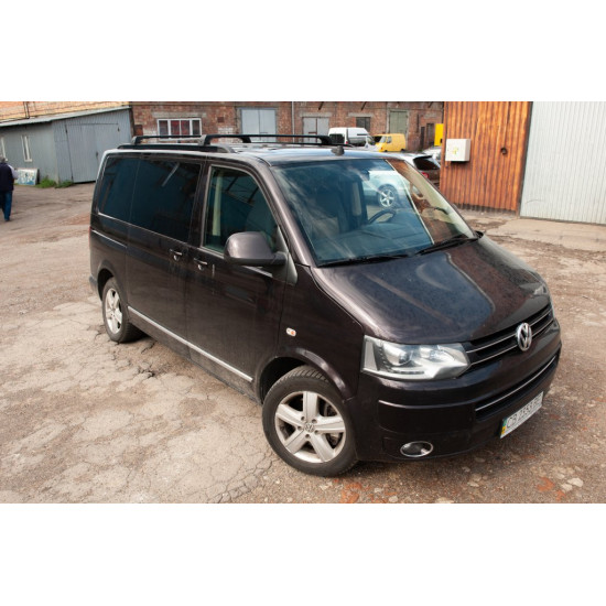 Інтегровані рейлінги (чорні) Коротка база для Volkswagen T5 Transporter 2003-2010 рр