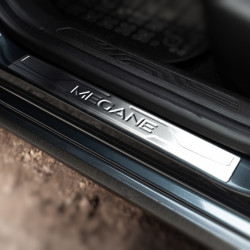 Накладки на пороги OmsaLine (4 шт, нерж) для Renault Megane IV 2016-2022 рр
