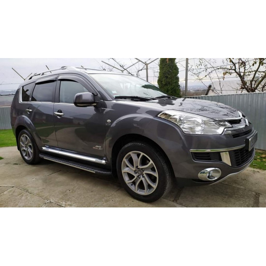 Бокові пороги Bosphorus Grey (2 шт., алюміній) для Citroen C-Crosser