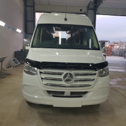 Дефлектор капоту (EuroCap) для Mercedes Sprinter W907/W910 2018-2024 рр