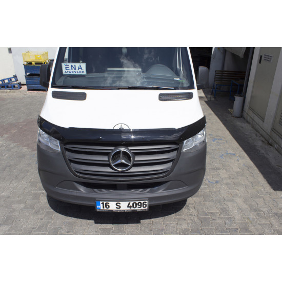 Дефлектор капоту (EuroCap) для Mercedes Sprinter W907/W910 2018-2024 рр