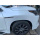 Комплект шильдиків під карбон (4 шт) для Lexus LX570/450d