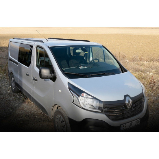 Інтегровані рейлінги (чорні) Коротка база для Opel Vivaro 2015-2019 рр