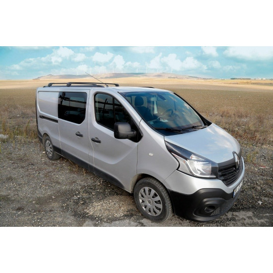 Інтегровані рейлінги (чорні) Коротка база для Opel Vivaro 2015-2019 рр