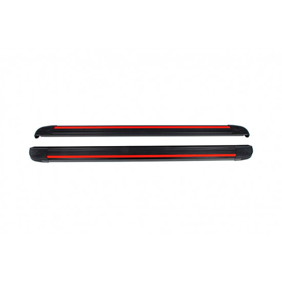 Бокові пороги Maya Red (2 шт., алюміній) для Dodge Nitro 2007-2024 рр Бокові пороги Maya Red (2 шт., алюміній) для Dodge Nitro 2007-2024 рр