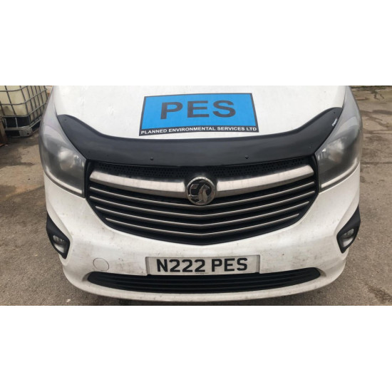 Дефлектор капоту (EuroCap) для Opel Vivaro 2015-2019 рр