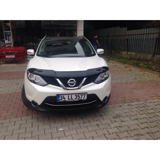 Дефлектор капота EuroCap (2014-2017) для Nissan Qashqai рр