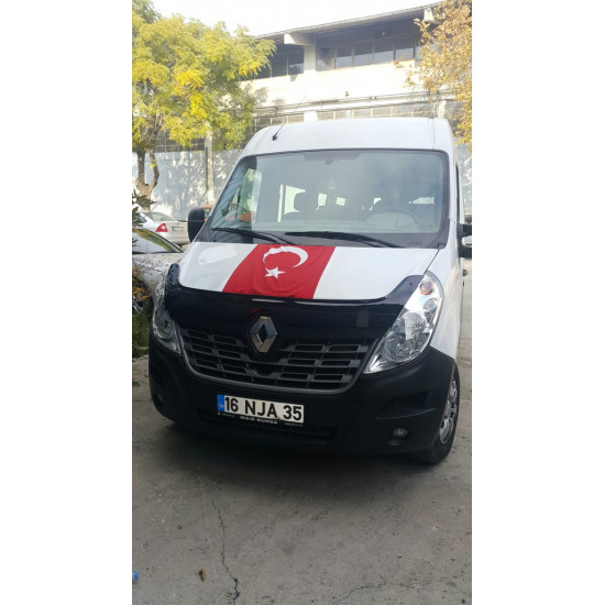 Дефлектор капота 2015-2019 (EuroCap) для Renault Master рр