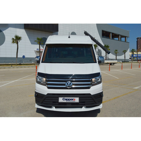 Дефлектор капоту (EuroCap) для Volkswagen Crafter 2017-2024 рр