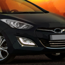 Накладки на нижню решітку і навколо STYLE (нерж) для Hyundai I-30 2012-2017 рр