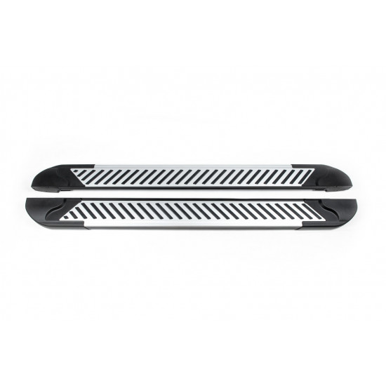 Бокові пороги Line (2 шт., алюміній) для Chrysler Voyager 2001-2007 рр Бокові пороги Line (2 шт., алюміній) для Chrysler Voyager 2001-2007 рр