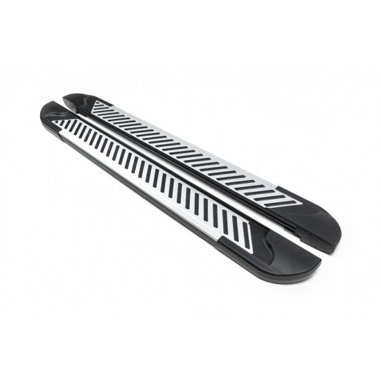 Бокові пороги Line (2 шт., алюміній) для Chrysler Voyager 2001-2007 рр Бокові пороги Line (2 шт., алюміній) для Chrysler Voyager 2001-2007 рр