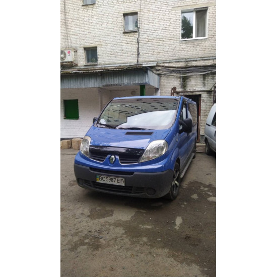 Дефлектор капота коротка (EuroCap) для Opel Vivaro 2001-2015 рр