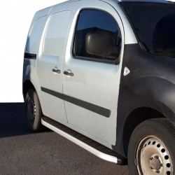 Бокові пороги Fullmond (2 шт., алюм.) Довга база для Renault Kangoo 2008-2020 рр