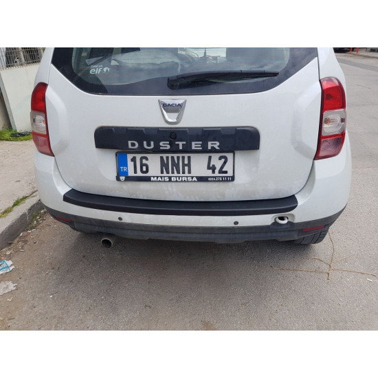 Накладка на задній бампер EuroCap (ABS) для Dacia Duster 2008-2018 рр