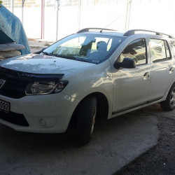 Дефлектор капоту (EuroCap) для Dacia Logan MCV 2013-2020 рр