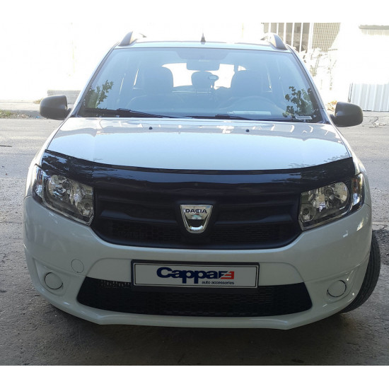 Дефлектор капоту (EuroCap) для Dacia Logan MCV 2013-2020 рр