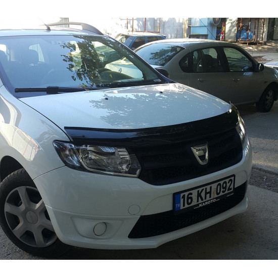 Дефлектор капоту (EuroCap) для Dacia Logan MCV 2013-2020 рр