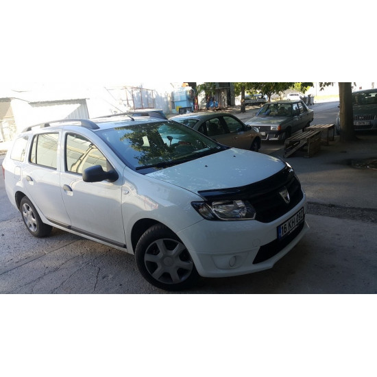 Дефлектор капоту (EuroCap) для Dacia Logan II 2013-2022 рр