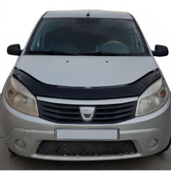 Дефлектор капоту (EuroCap) для Dacia Sandero 2007-2013 рр