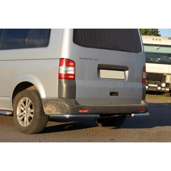 Задні куточки AK003 (2 шт, нерж) для Volkswagen T5 Transporter 2003-2010 рр