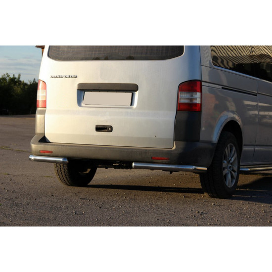 Задні куточки AK003 (2 шт., нерж) для Volkswagen T5 Multivan 2003-2010 рр