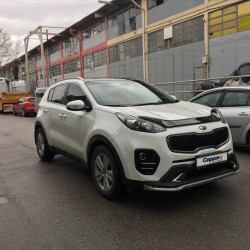 Дефлектор капоту (EuroCap) для Kia Sportage 2015-2021 рр