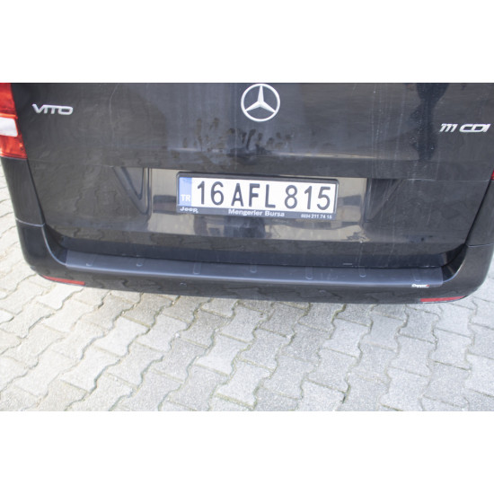 Накладка на задній бампер EuroCap (ABS) для Mercedes Vito / V-class W447 2014-2024 рр