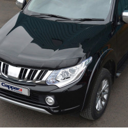 Дефлектор капоту (2015-2019, EuroCap) для Mitsubishi L200 рр