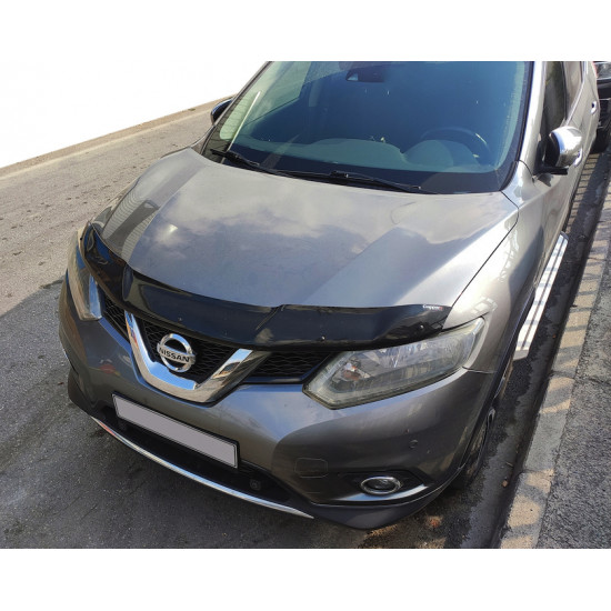 Дефлектор капоту (EuroCap) для Nissan X-trail T32 / Rogue 2014-2021 рр